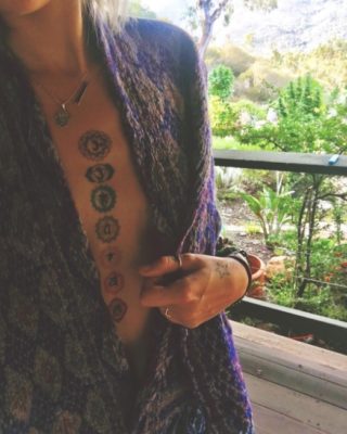 Paris Jackson Shows Off New Chakra Chest Tat in Topless Instagram Post