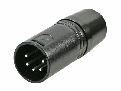 5 PIN XLR 110 ohm DMX TERMINATOR black DMX5M001