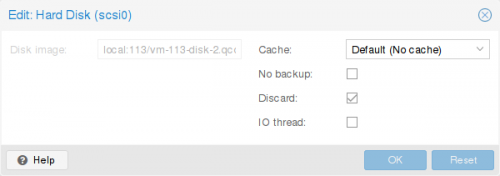 VM Disk With SCSI And Discard