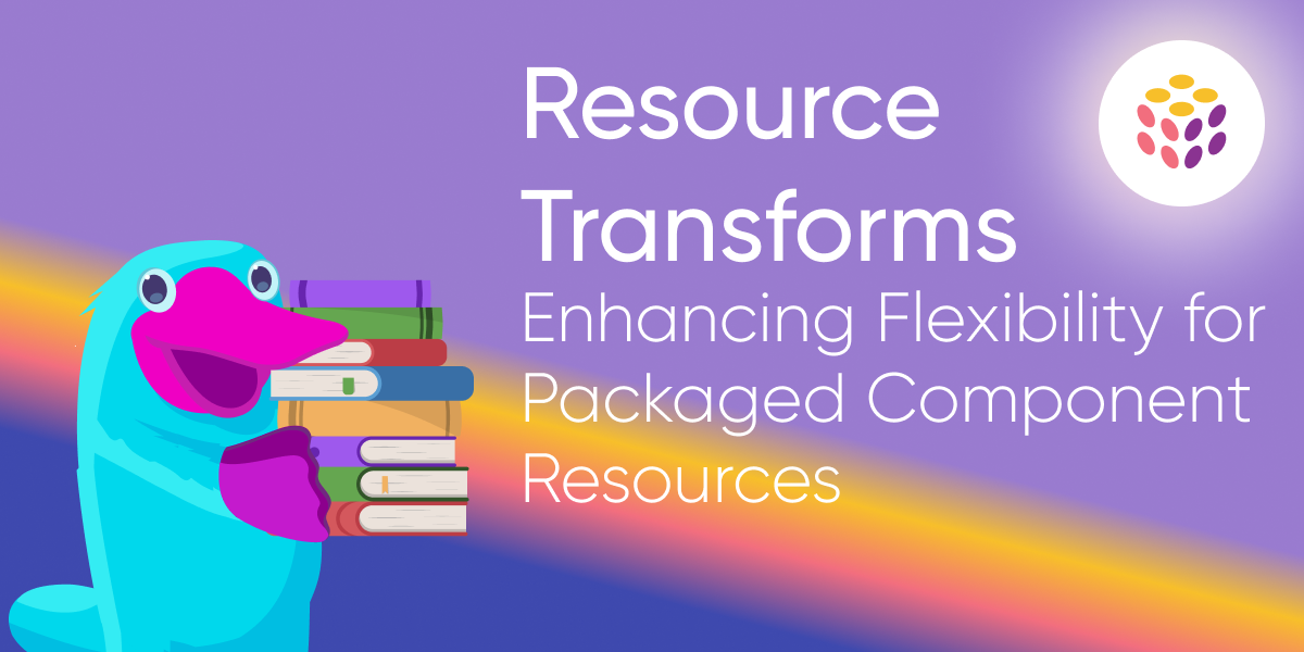 Introducing Resource Transforms: Enhancing Flexibility for Packaged Component Resources