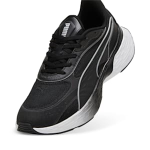 ユニセックス ソフトライド スウェイ チェイス ランニングシューズ, PUMA Black-PUMA White-Flat Dark Gray, extralarge-JPN