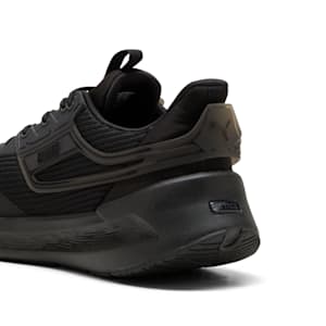 ユニセックス ソフトライド シンメトリー ランニングシューズ, PUMA Black-Cool Dark Gray, extralarge-JPN