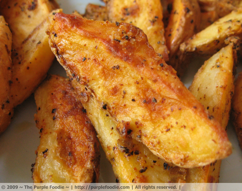 Garlicky Baked Fries