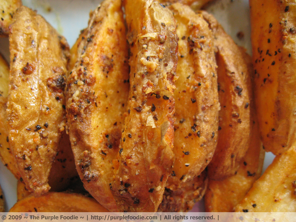 Garlicky Baked Fries