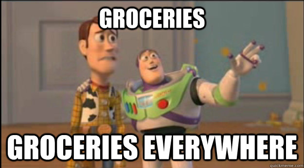 Groceries Groceries Everywhere  