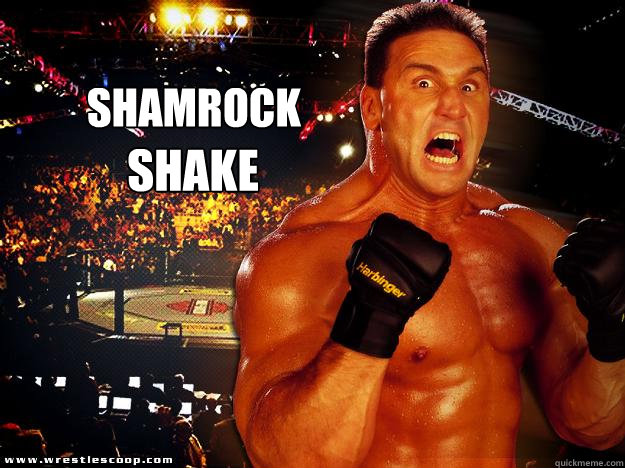 Shamrock
 shake - Shamrock
 shake  Ken Shamrock Shake