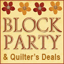 Glorious Autumn Block Party and Super Deals for Quilters