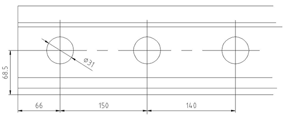 50kg rail track