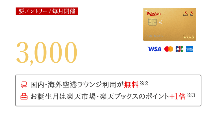 すでに楽天カードをお持ちの方へ楽天プレミアムカードの作成でポイント進呈