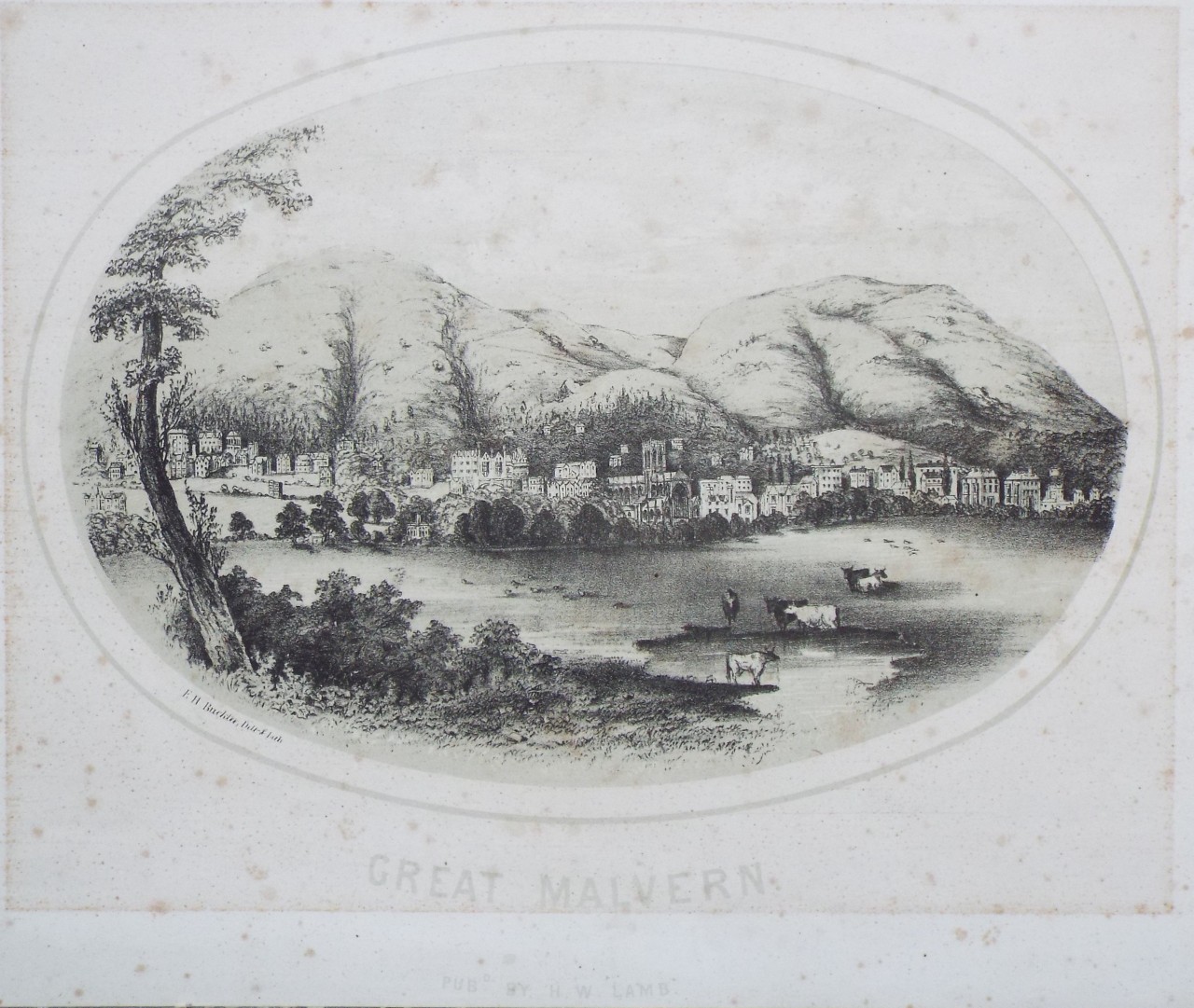 Lithograph - Great Malvern - Buckler