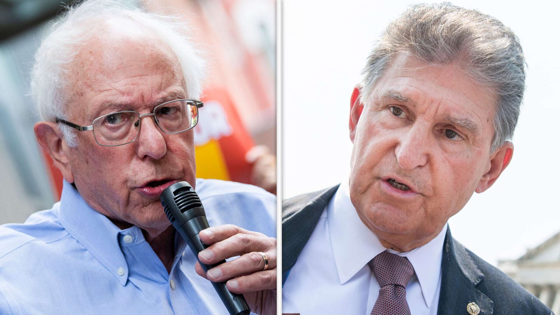 Washington has perhaps never seen two members of the same party as far apart in their economic beliefs and priorities as Sens. Bernie Sanders, left, and Joe Manchin, Winston writes. 