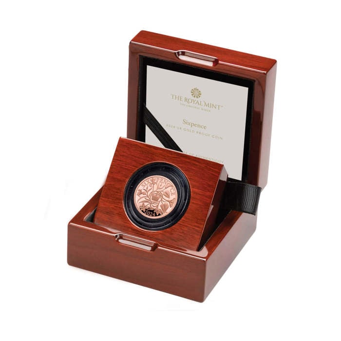 2024 Wedding Gold Sixpence 