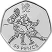 Fencing 50p Coin