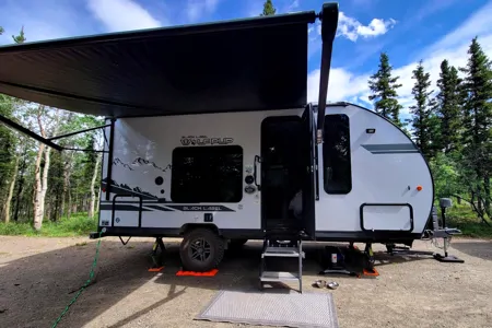 Leigh and Kenzie's Forest River Cherokee Wolf Pup 16FQBL Travel Trailer