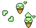 Kawaii Green Ice Cream Teaser