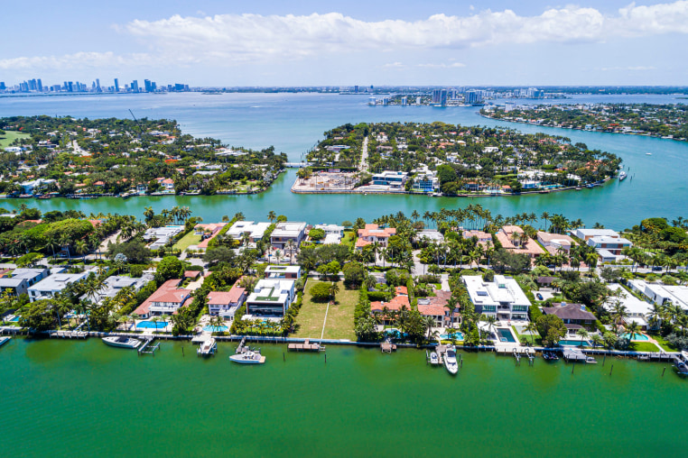 Homes in Miami Beach, Fla.