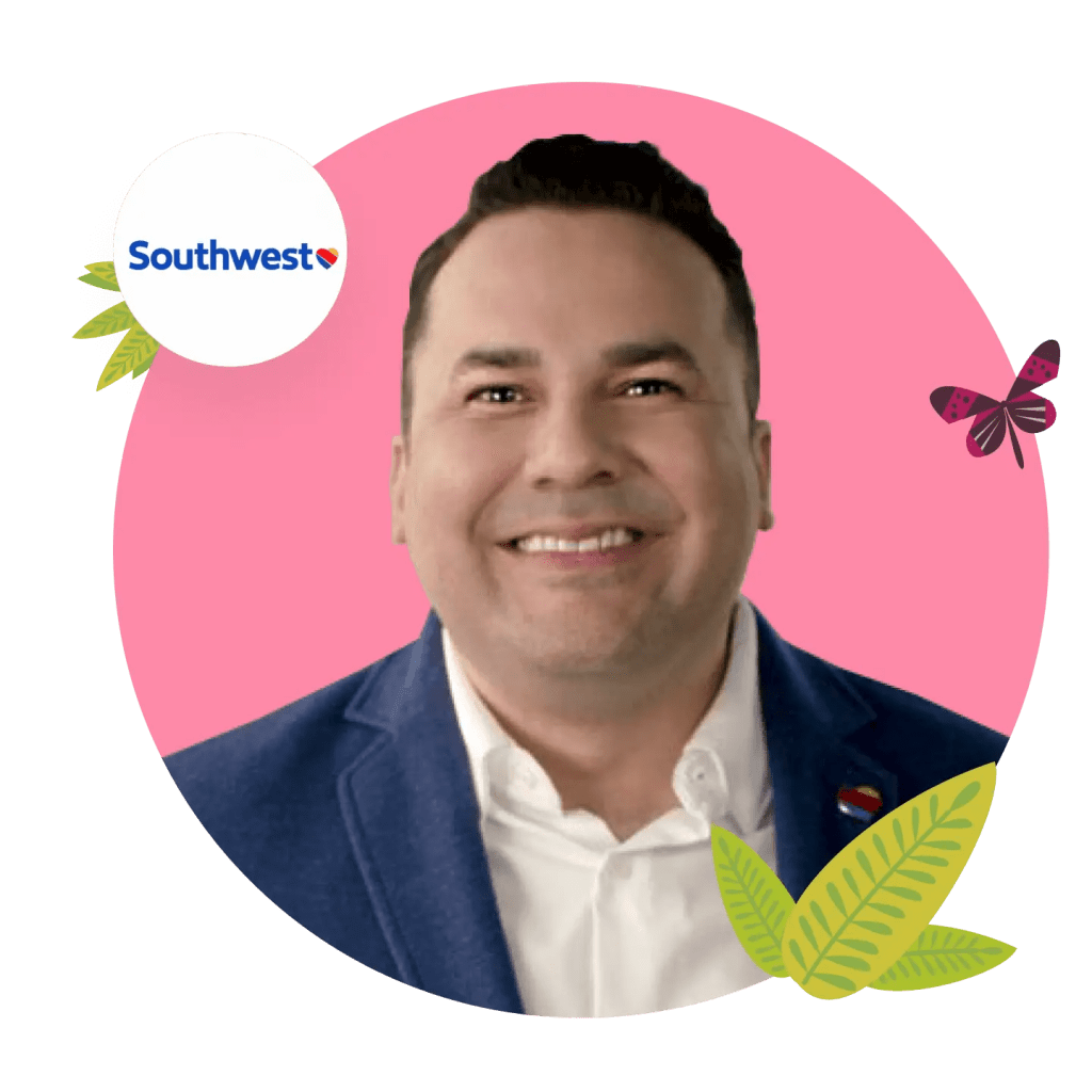 Gabriel Briones, Manager, Employee Service Center, Southwest Airlines