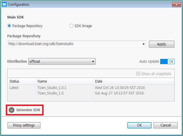 Figure 9. Unfold Extension SDK panel