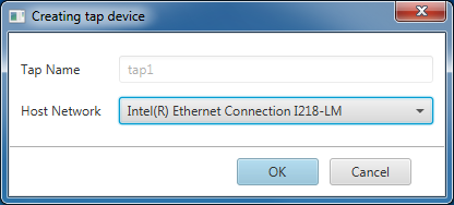 Figure 2. Create tap device