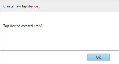 Figure 3. Tap device created