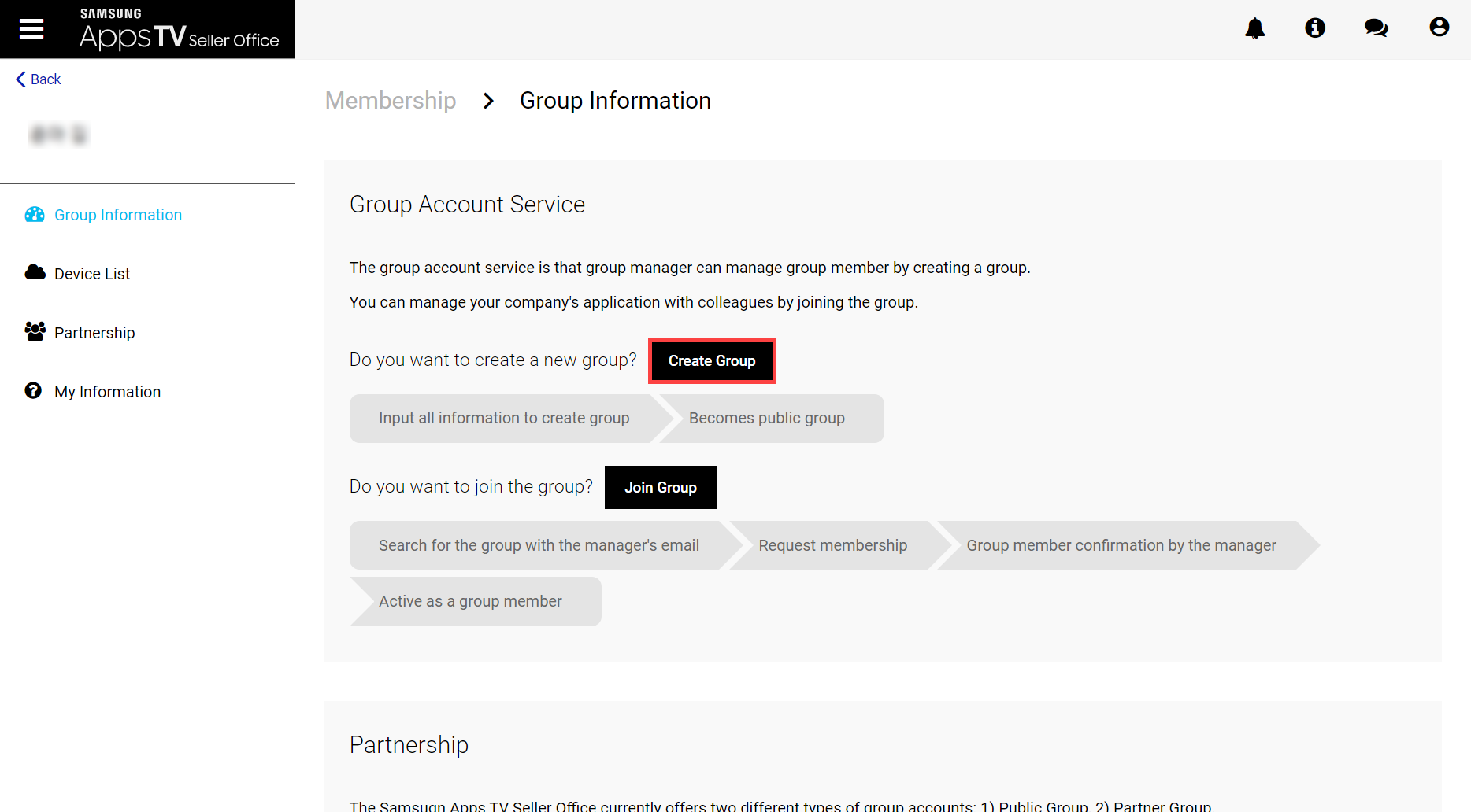 Figure 1. Group information