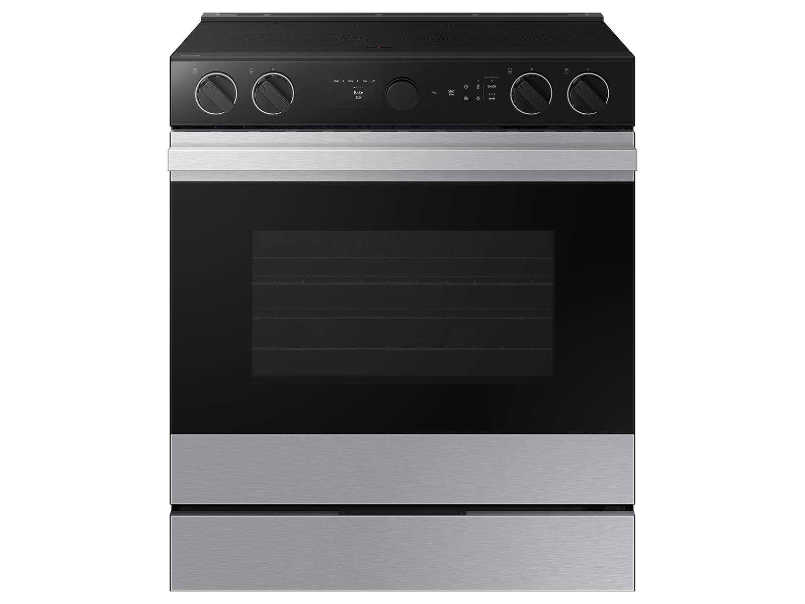 Thumbnail image of Bespoke 6.3 cu. ft. Smart Slide-In Electric Range with Smart Oven Camera & Illuminated Precision Knobs in Stainless Steel