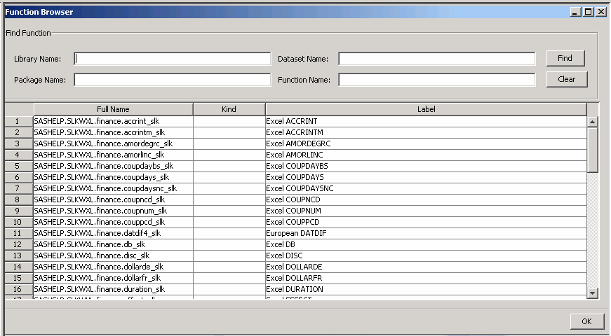 [The Function Browser Window]