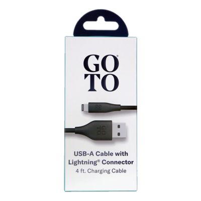 GoTo-GoTo Lightning to USB A Cable, 4 ft-slide-0