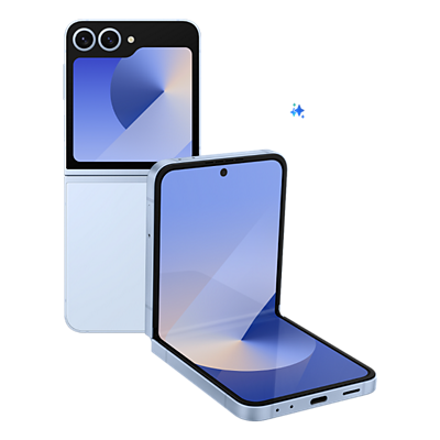 The Samsung Galaxy Z Flip 6 phone.