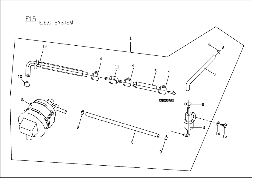 Buddy 125 EEC System (Plastic Tank)