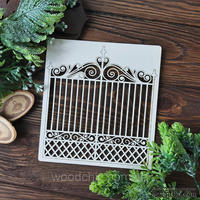 Чипборд Ворота кованые от WOODchic, 16х15см