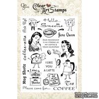 Акриловые штампы Crafty Secrets - Coffee & Tea, 15х20 см