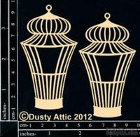 Чипборд от Dusty Attic - Birdcage №7, 2 шт.