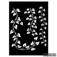 Маска Ranger - Dylusions Stencils - Leaf Flourish, 13х20 см.