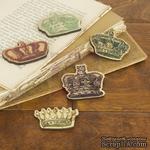 ЦЕНА СНИЖЕНА! Набор деревянных украшений Prima - Короны - Crown Embellishments - ScrapUA.com