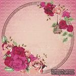 Лист скрапбумаги от Kaisercraft - VIOLETTE - LADY ROSE GLOS PAPER, 30 x 30 см. - ScrapUA.com