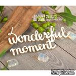 Чипборд ScrapBox - Надпись Wonderful moment Hi-305 - ScrapUA.com