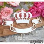 Чипборд ScrapBox - корона с лентой Ho-069 - ScrapUA.com