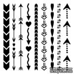 Маска The Crafter&#039;s Workshop - Arrows and Hearts, 15х15см - ScrapUA.com