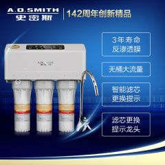 A.O.史密斯AR600-A1大流量无桶设计专利技术MAX3.0长效反渗透净水机600加仑