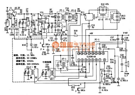 ULN3814A-The sinle chip audio integrated circuit