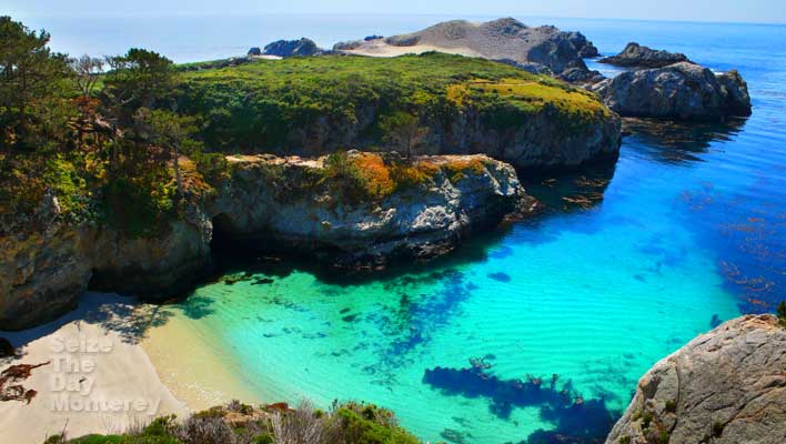 China Cove Beach at Point Lobos in Big Sur is a magical place!  It is one of the best Big Sur Beaches!