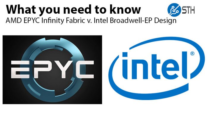 AMD EPYC Infinity Fabric V Intel Broadwell DE QPI