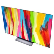 LG OLED55C26LA-AMAG OLED evo 4K Television C2 Series Cinema Screen Design Cinema HDR webOS22 with ThinQ AI Pixel Dimming 55inch (2022 Model)