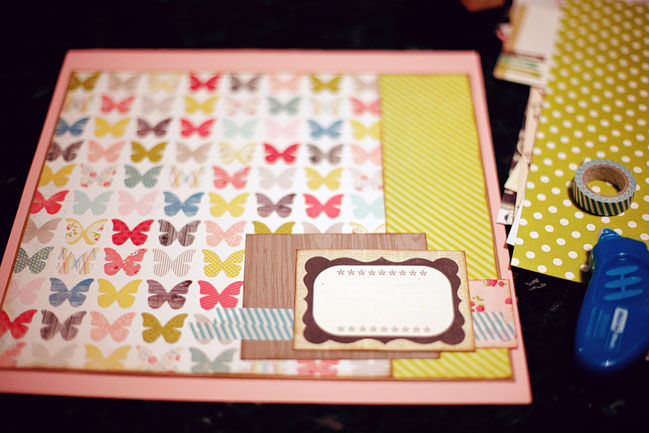 scrapbooking starting point