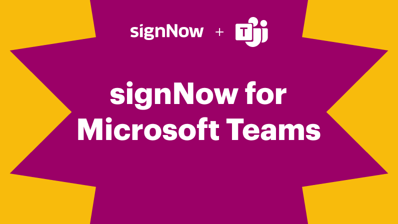 airSlate SignNow for Microsoft Teams