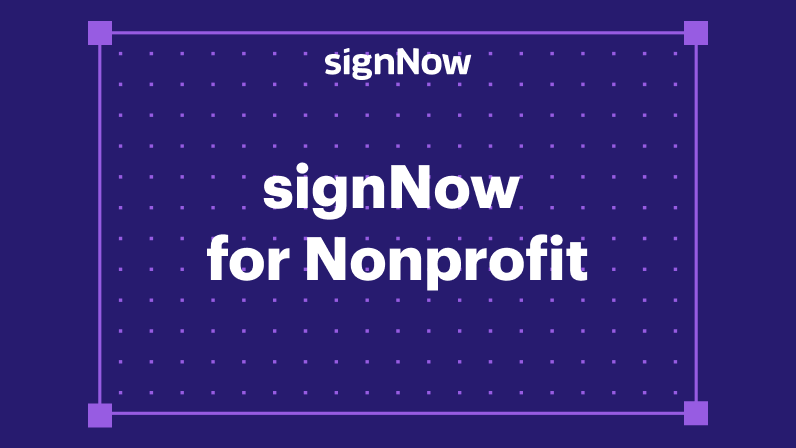 airSlate SignNow for Nonprofit