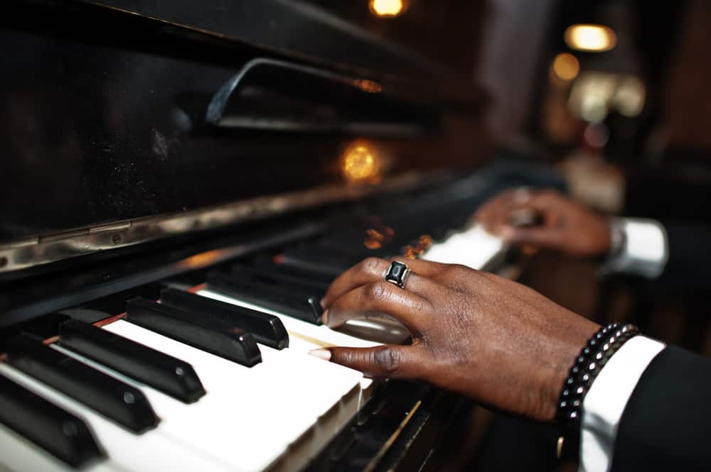 Man Playing Piano