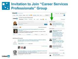 Invitation to Join  “Career Services Professionals” Group 