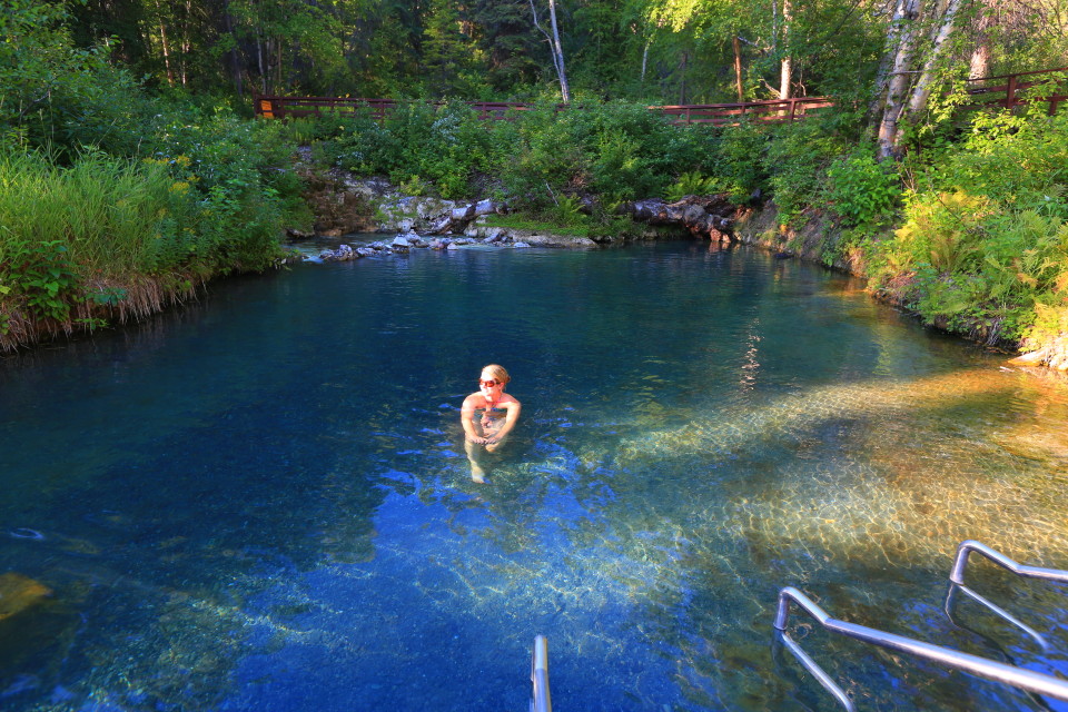 Liard hot springs- I am sure the miners who found this thought it was heaven on earth. Great campground and place to stop along the Alcan.